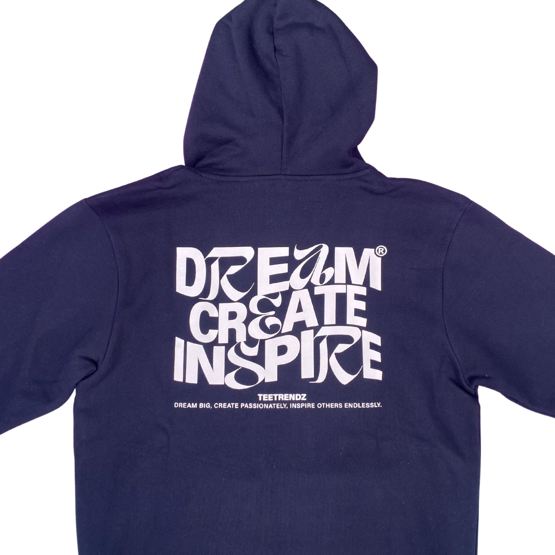 TeeTrendz Hoodie Donkerblauw 