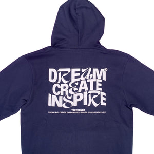 TeeTrendz Hoodie Donkerblauw 
