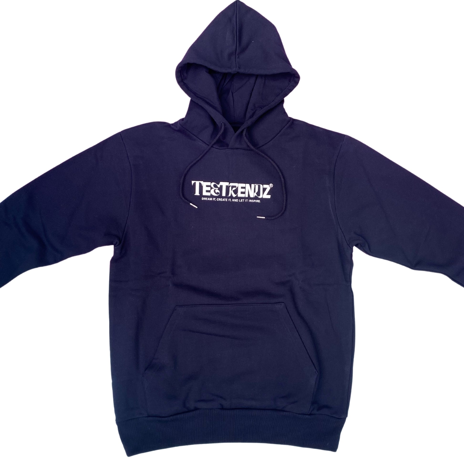 TeeTrendz Hoodie Donkerblauw Voorkant